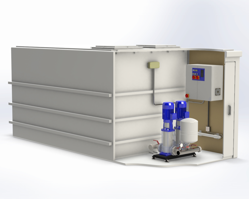 Plant Room Pressure Booster System